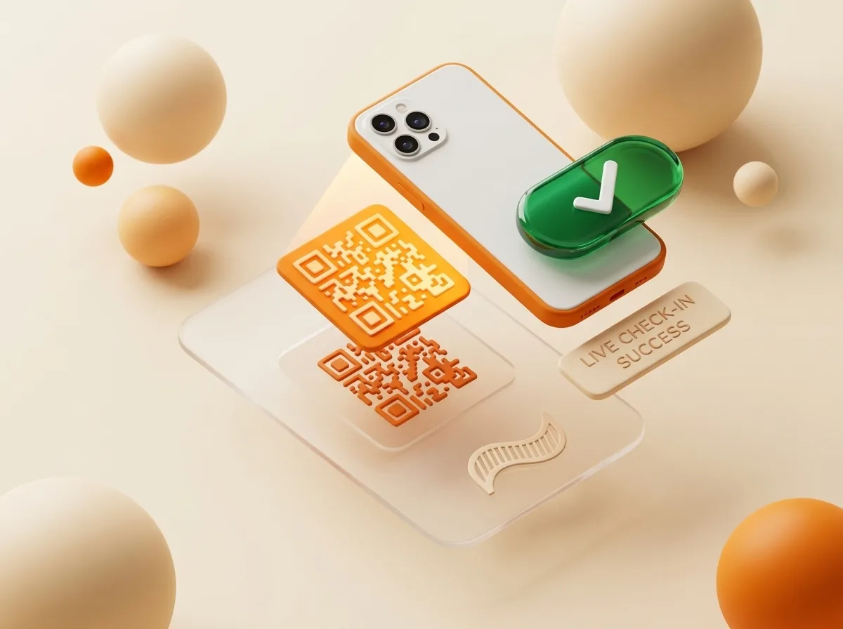 Real-Time Gate Dashboard & Instant QR Check-In